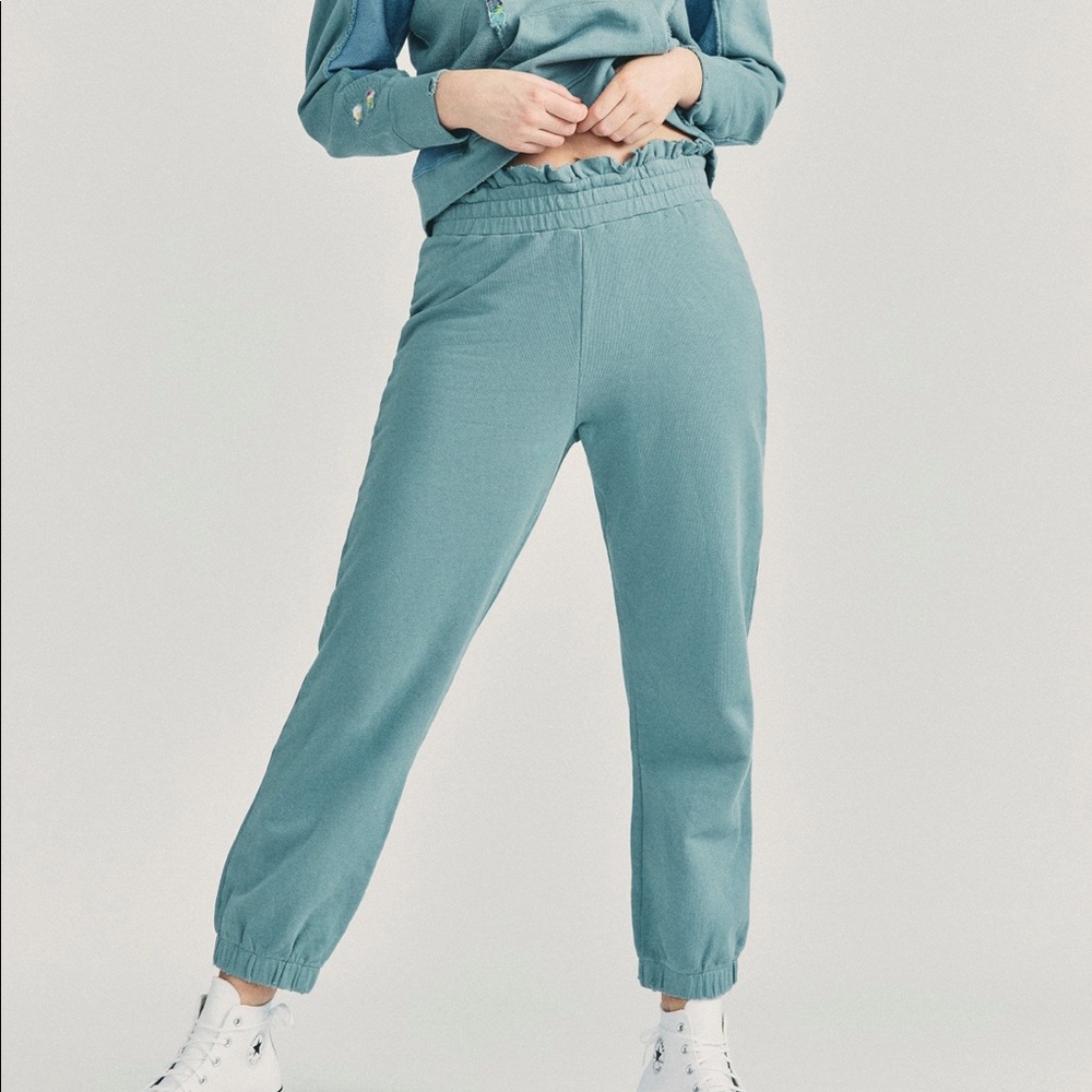 LoveShackFancy high waisted sweatpants